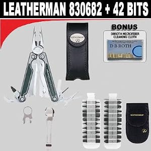 Leatherman (830682) Charge TTi with Leather Sheath w Quick-release Lanyard Ring Removable... by Leatherman