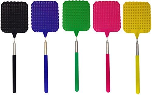 Telescoping Fly Swatter - 5 Pack