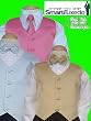 Childrens Tuxedo Vests in Choice of Colors - Coral Pink, Baby Blue, Champagne. Includes Matching Bowtie.