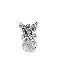 SilveRado (tm) BM040-1 Bling Fairy Bling White Bead / Charm