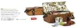 Sublime Handcrafted 2-Person Woven Willow Picnic Basket Set with Accessories
