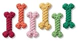 Doggles DOTYBRSB-99 Braided Rope Small Bone Assor 6 pack