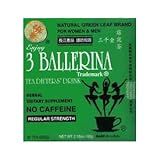 Diet Tea for Men and Women 30 Tea Bags, Three Ballerina