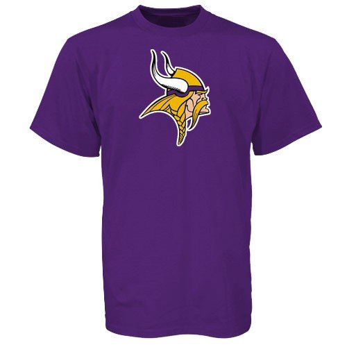 NFL Men's Minnesota Vikings Logo Premier Tee Shirt (Dark Grey Heathered, Medium)