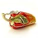 Pewter Swarovski Crystal Enameled "Chili Pepper" Keepsake Box