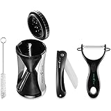 Spiral Vegetable Slicer. Cutter with two types of cuts spiral vegetable. Perfect Twist - Hand Use Kit