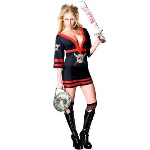 Sexy Miss Jason Voorhees Costume - Womens Medium