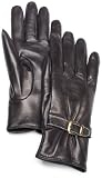 Gruppo Italiano Women's Wool Lined Leather Glove with Buckle