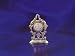 Miniature Victorian Gold Ornate Mantle Clock