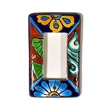Switches, Outlets & Wall Plates: Talavera Light Switch Plate Cover - Single Rocker, Assorted Colors