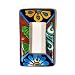 Talavera Light Switch Plate Cover - Single Rocker, Assorted Colors