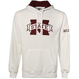 Mississippi State Bulldogs White Classic Twill Hoody Sweatshirt
