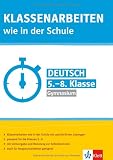 Klassenarbeiten wie in der Schule Deutsch. 5.-8. Klasse Gymnasium