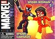 Marvel MiniMates Series 10 - Spider-Carnage and Spider-Woman I