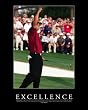 Tiger Woods 16X20 Motivator - Excellence