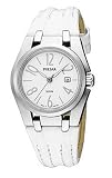 Pulsar PXT663 Women's White Dial Leather Strap Quartz montre Montre
