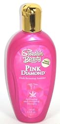 Swedish Beauty Pink Diamond Tingle Hot Sizzle Indoor Tanning Salon Tan Lotion 8.5 fl oz.