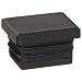 Kapsto 270 R 2520 1.5 - 2 Polyethylene Rectangular Plug, Black, 25x20 mm (Pack of 100)
