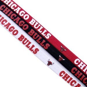 Chicago Bulls Elastic Headband - 3 Pack
