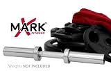 XMark Fitness One Chrome Olympic Dumbbell Handle (30mm,20-Inch)