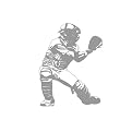Sudden Shadows Baseball Wall Sticker Set - 26x34"