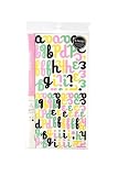 American Crafts Remarks Sticker Book, Getty Letter/Color Set 2
