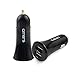 Omars 3.4A 17W 2-Port USB Car Charger Adapter for Apple and Android Devices