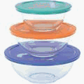 Kitchen & Housewares : 6-Piece Pyrex Bowl Set