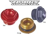 2007-2009 Suzuki Rmz250: Works Connection Oil Filler Plug - Blue