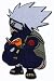 Naruto: Chibi Kakashi Reading Book Anime Patch