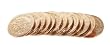 Wedding Ceremonial Arras, or 13-gold plated Coins (16mm Diameter)