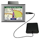 Emergency AA Battery Charge Extender for the Garmin Nuvi 350 - Gomadic Brand w/ TipExchange Technology