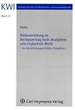 Produkt-Bild: Risikoverteilung im Verlagsvertrag nach deutschem und englischem Recht aus dienstleistungsrechtlicher Perspektive