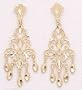 14kt White Gold Diamond Earrings- E8613