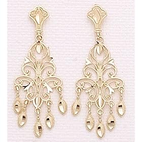 14kt White Gold Diamond Earrings- E8613