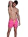Neleus Men's Dry Fit Athletic Shorts with Elastic Waist,802# Rose Red,USA M,Tag XL
