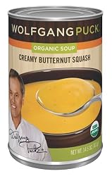 Wolfgang Puck Organic Creamy Butternut Squash Soup, 14.5-Ounce Cans (Pack of 12)