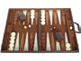 Tournament Backgammon Set - 21 in. - Brown