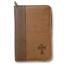 Italian Duo-Tone Debossed Cross XL (Bible Cover) by  Zondervan