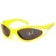 Kids Child 3-7 Sporty Sunglasses Sun UV400 Boys Yellow with Smoke Lens