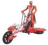 Power Ranger RPM Racing Performance Cycle with 5" Figure: Auxiliary Trax Ranger Red Cycle
