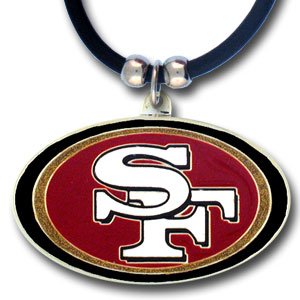 NFL Football San Francisco 49ers Rubber Necklace Pendant