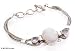 Moonstone bracelet, 'Sublime' 0.9 W 8.7 L