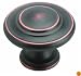 Amerock TPK1586-ORB Inspirations 3-Ring Knob, 1-3/8-Inch Diameter, Oil Rubbed Bronze, 10-Pack