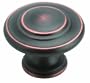 Amerock TPK1586-ORB Inspirations 3-Ring 1-3/8-Inch Diameter Knob, Oil Rubbed Bronze, 10-Pack