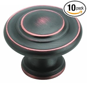 Amerock TPK1586-ORB Inspirations 3-Ring Knob, 1-3 8-Inch Diameter, Oil Rubbed Bronze,... by Amerock