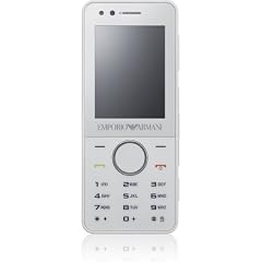 Emporio Armani Samsung Phone Night Effect (3 MP-Kamera, UMTS/ HSDPA, Quad-Band) Handy weiss ohne Vertrag, ohne Branding, kein Simlock