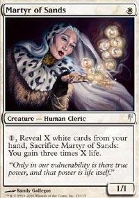 Magic: the Gathering - Martyr of Sands - Coldsnap