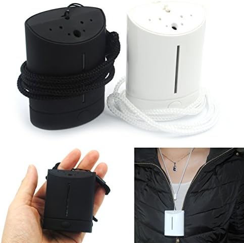 TRUMPXP-132 Portable Personal Home&Travel Air Purifier Necklace Ionizer USB Rechargeable(White)