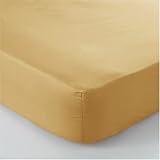 Bedeck Luxurious Percale Coffee Double Fitted Sheet